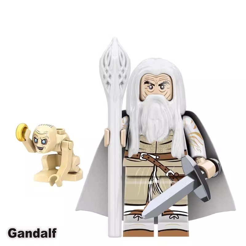 Gandalf Lord of the Rings Custom Minifigures Minifigs Fit Lego TV5072