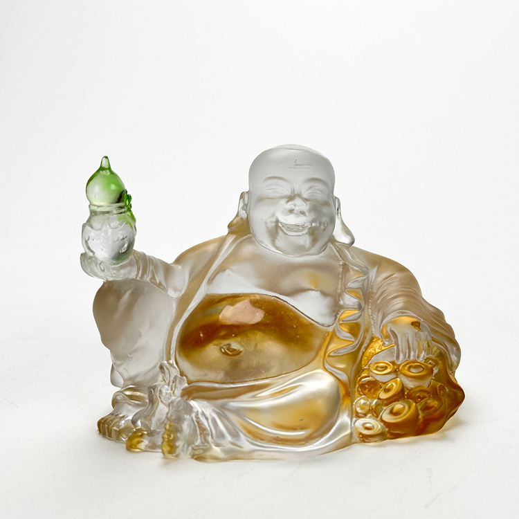 琉璃彌勒佛擺飾｜福祿壽喜 幸福財富開運吉祥物