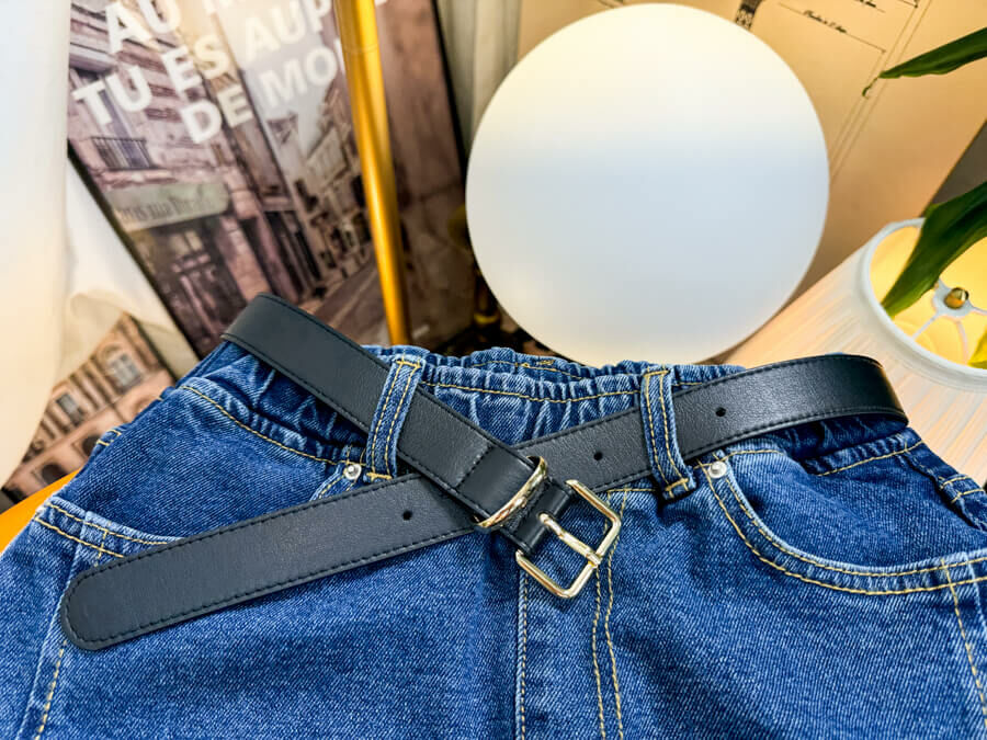 細方扣．真皮 皮帶【2419-1029】