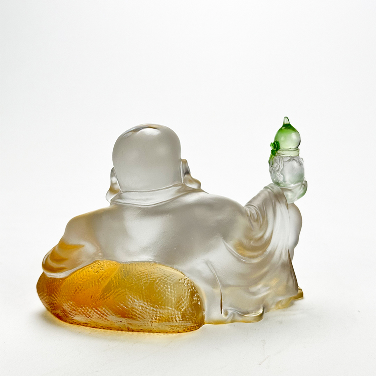 鹿港窯禮品館 琉璃彌勒佛 帶來幸福與財富的吉祥物