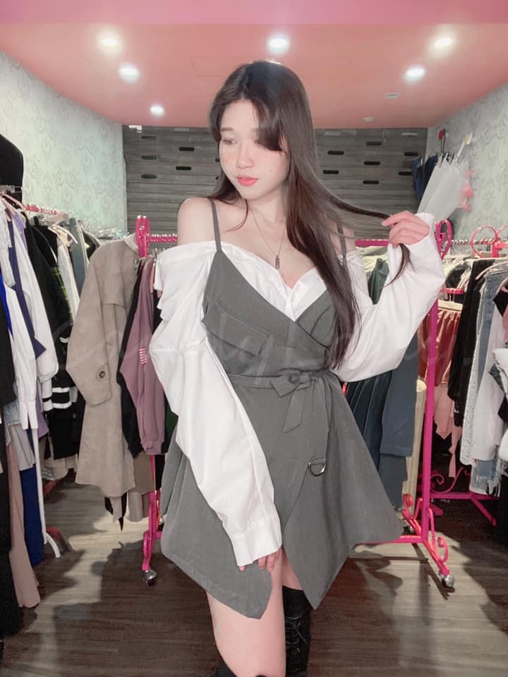女版小西裝襯衫+背心洋*兩件套🍭自訂款