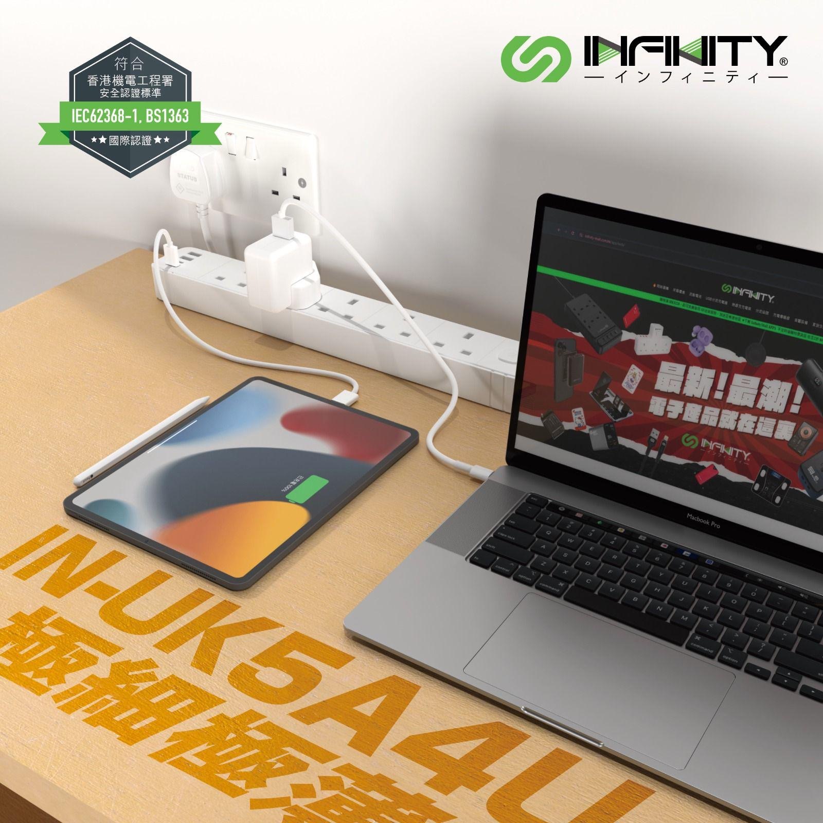 INFINITY UK5A4U Super Mini PD20W極細極薄拖板