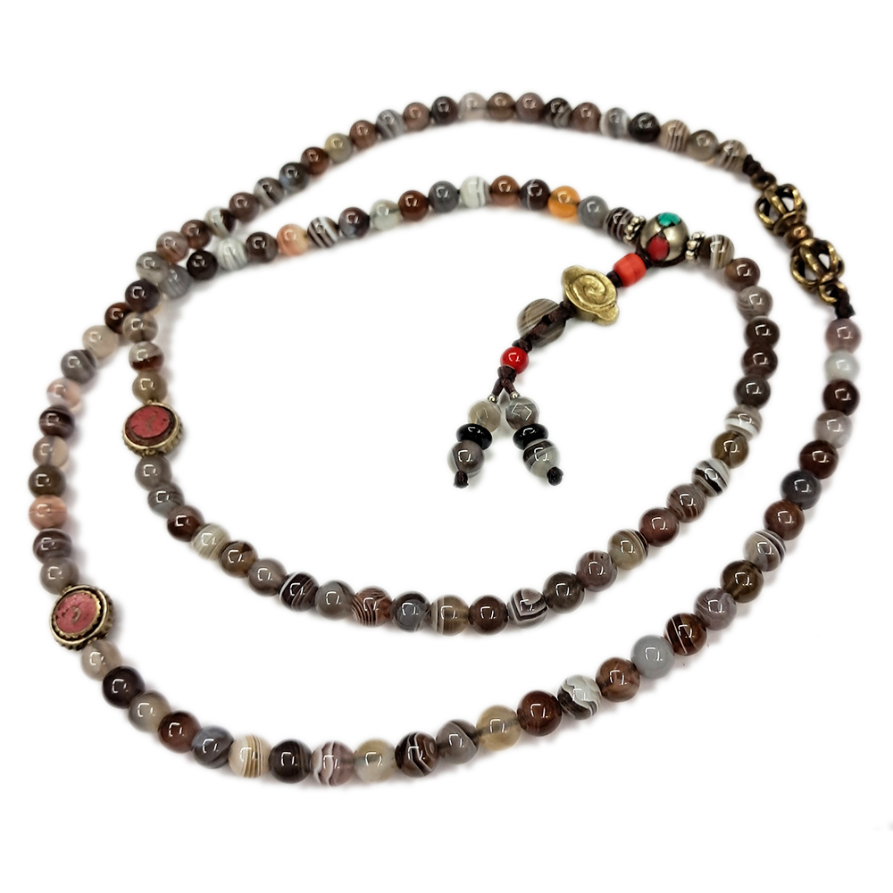 金剛杵&藥師珠108念珠6mm【十方】124616