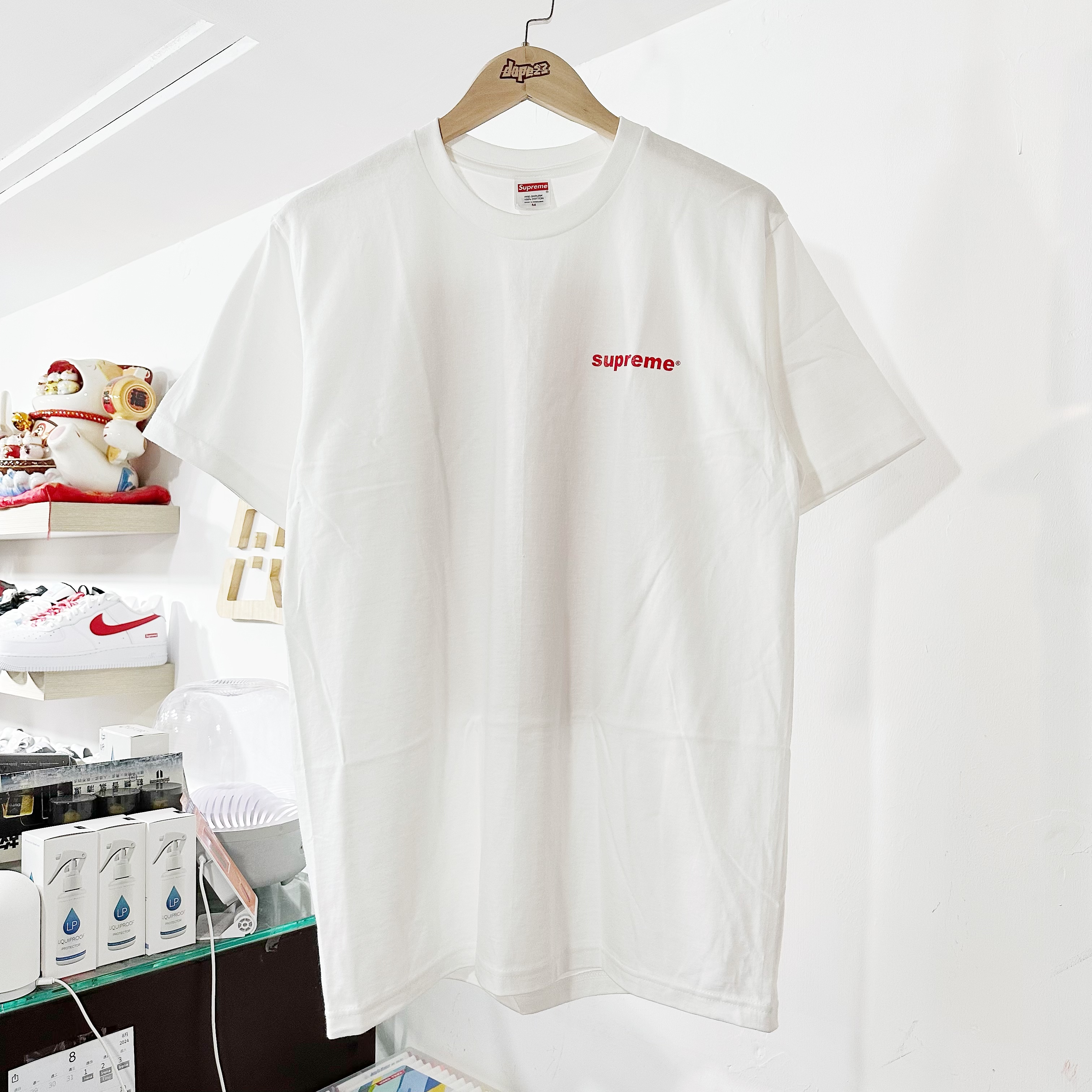 SUPREME FW24 FUCK MONEY TEE WHITE