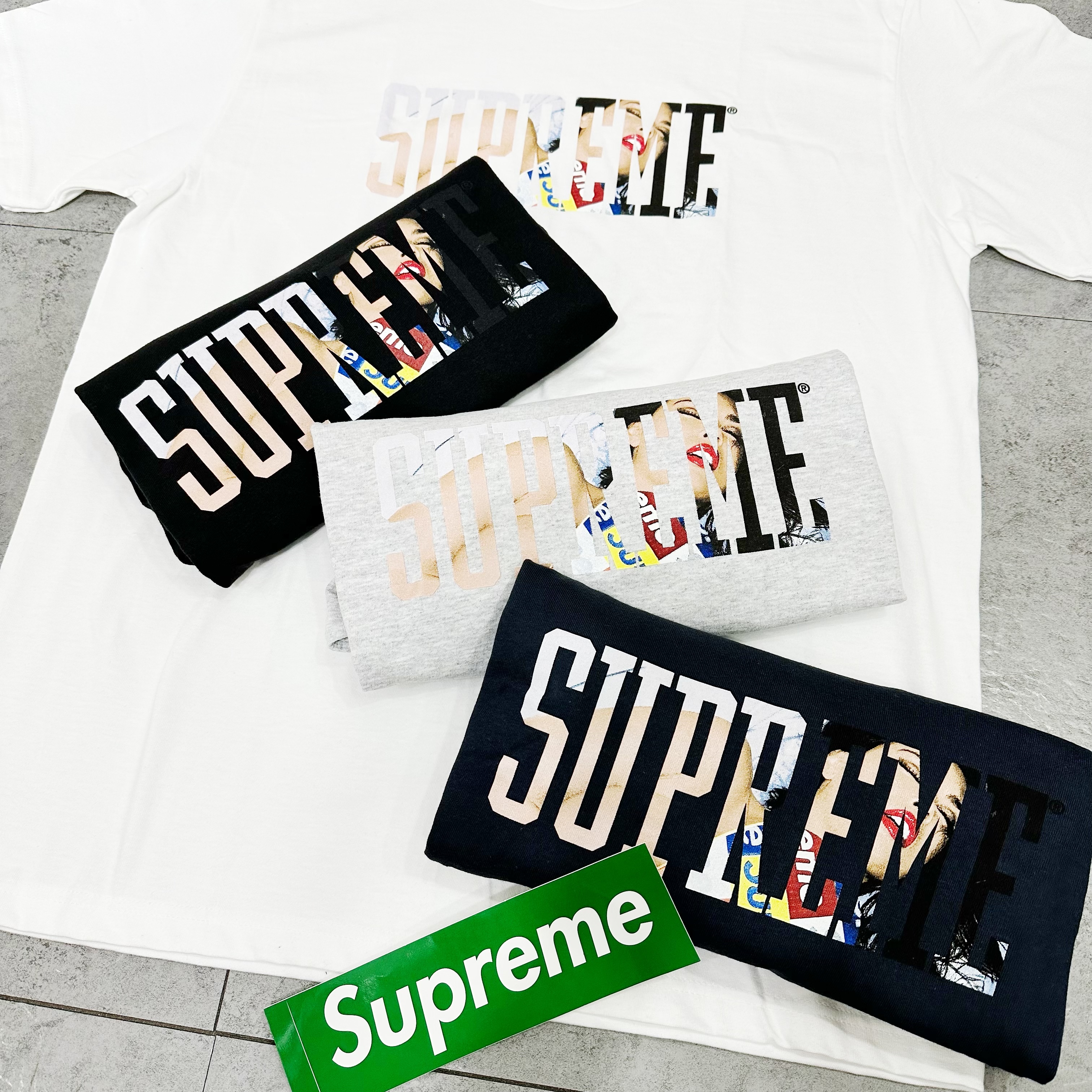 SUPREME FW24 TERA PATRICK TEE NAVY
