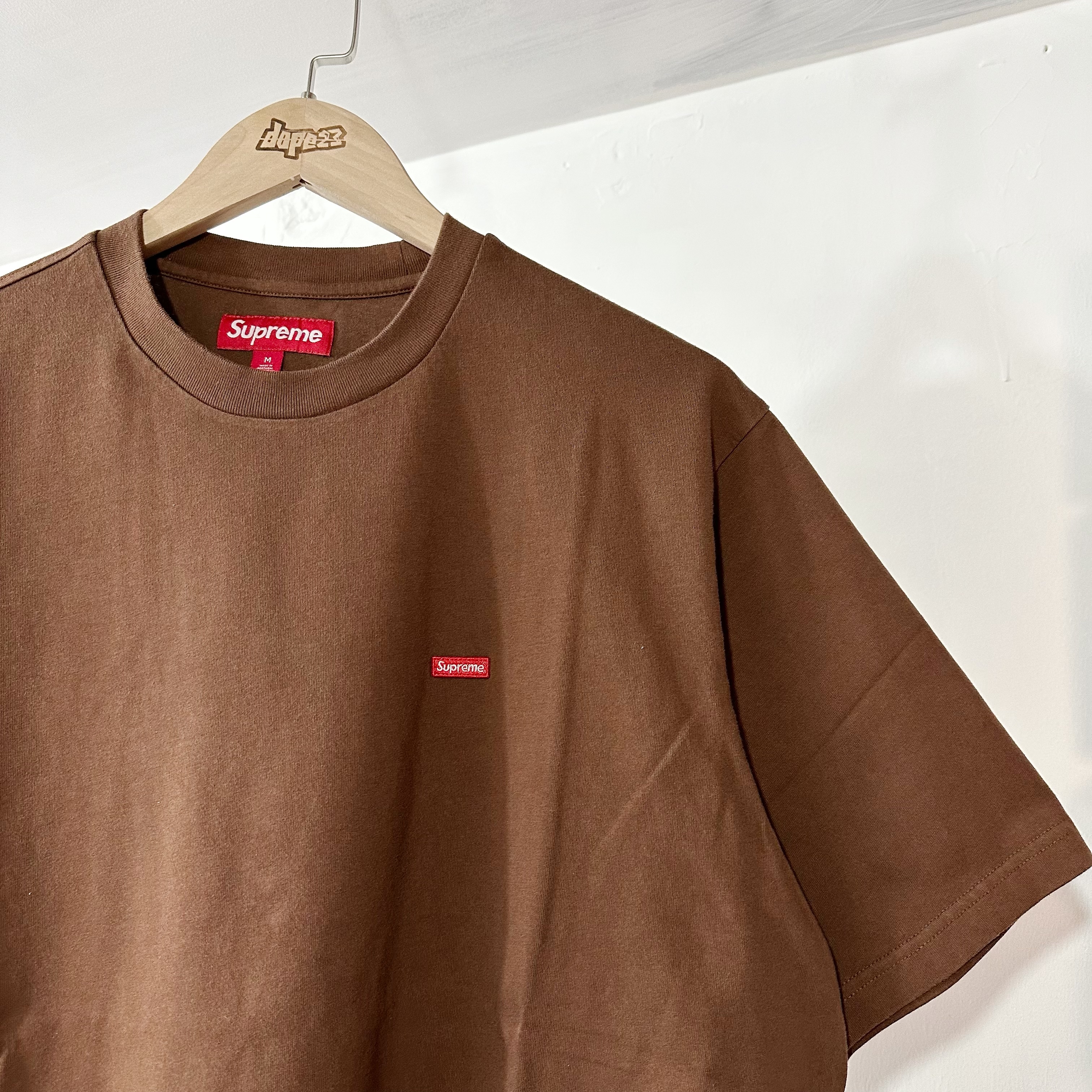 SUPREME FW24 SMALL BOX TEE BROWN