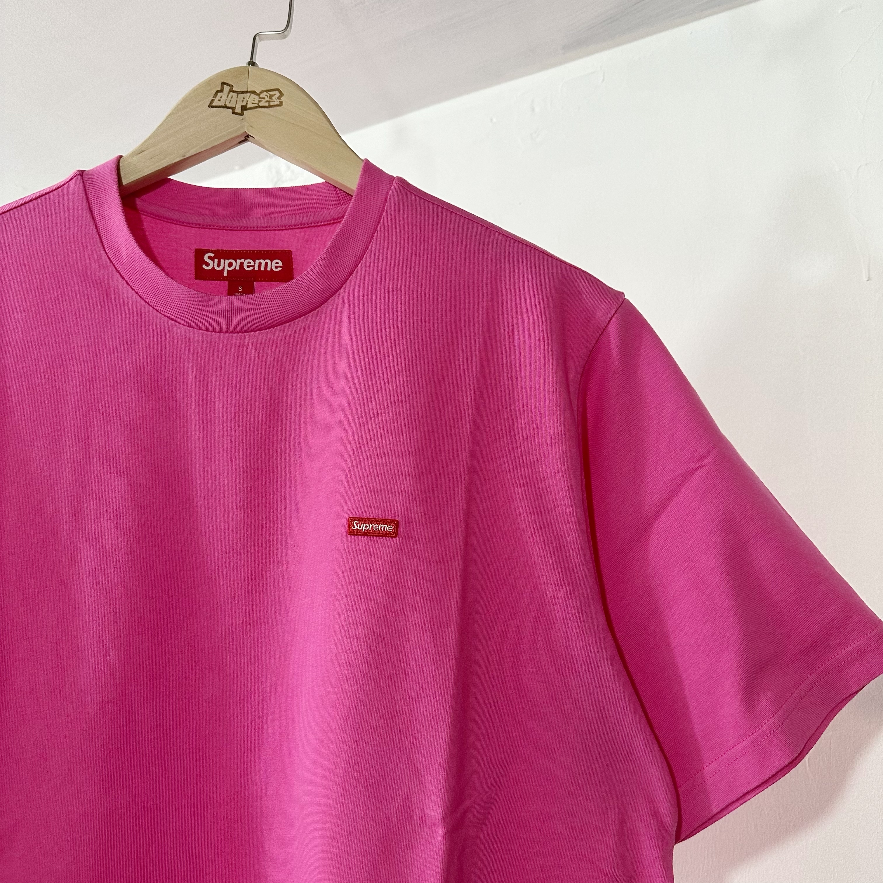 SUPREME FW24 SMALL BOX TEE PINK