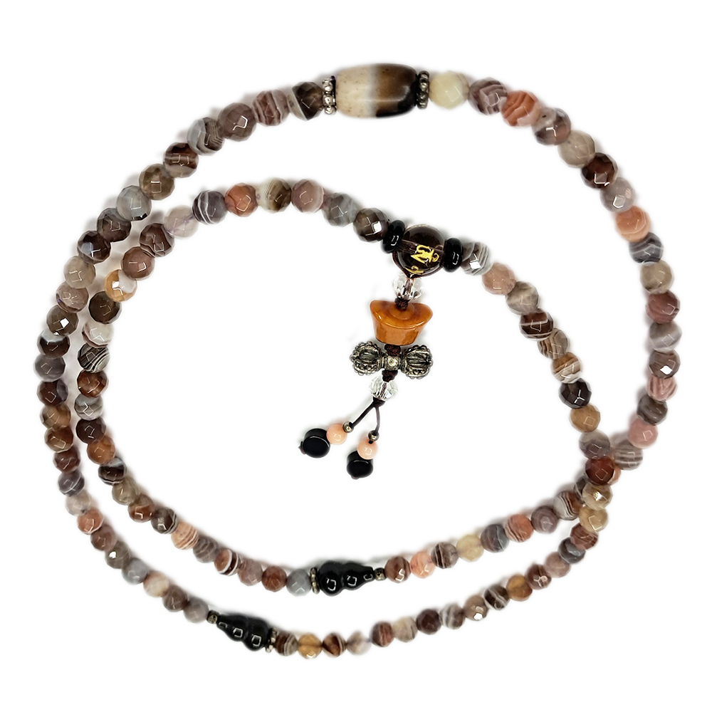 天珠&藥師珠{晶鑽}108念珠6mm【十方】124614