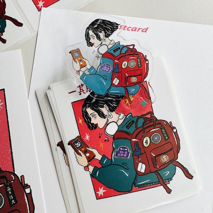 愛治2025手帳季 紀念貼紙＿一期一會俱樂部 包裝貼紙 ｜愛治文具房