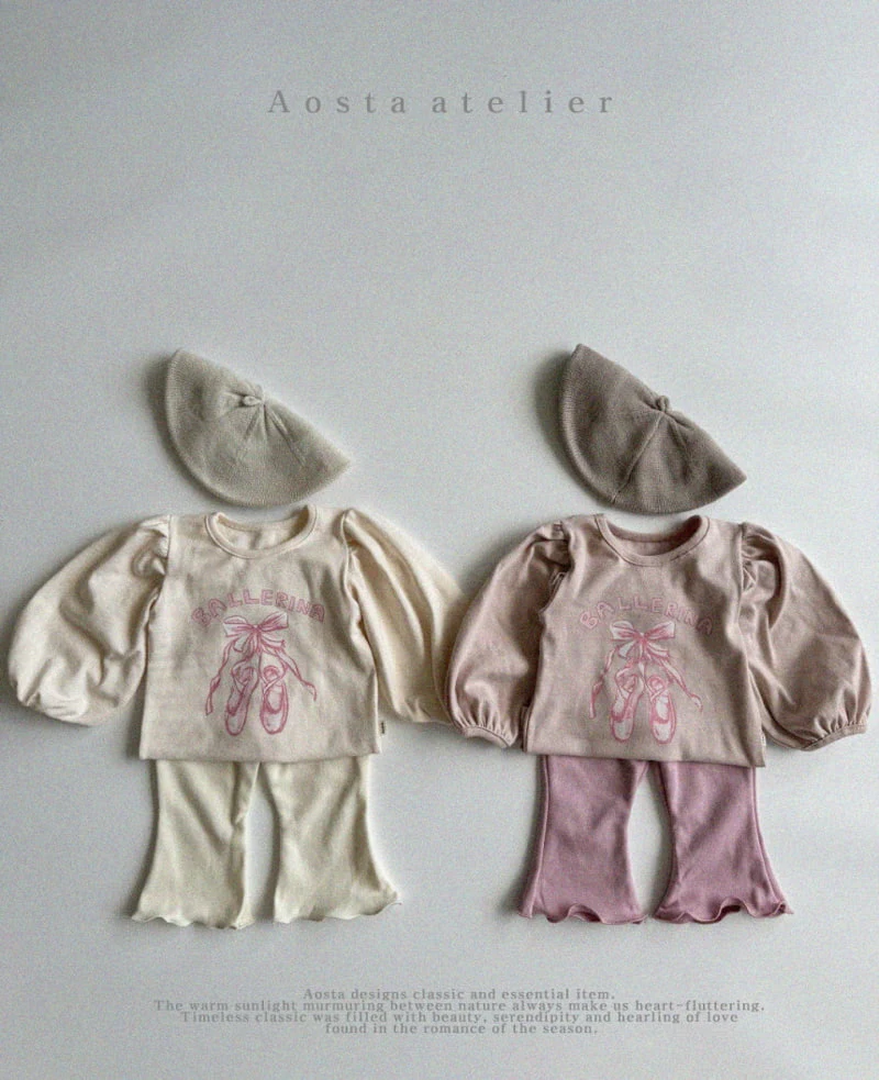 韓國 Aosta-秋款蝴蝶結喇叭褲-穿搭