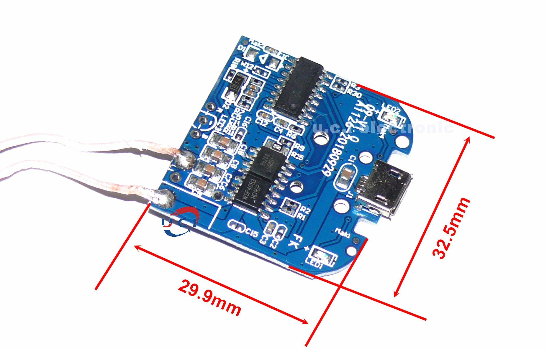 【UCI電子】(12-10) 無線充電器模組 發射端PCBA電路板線圈qi標準通用蘋果安卓方案改裝