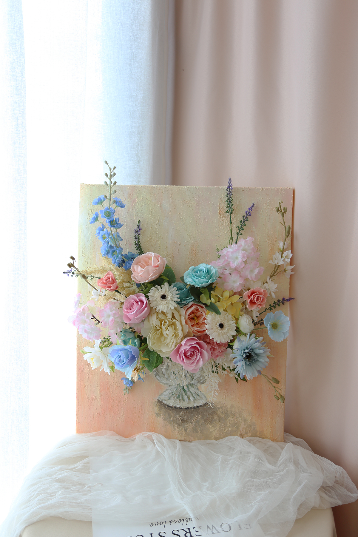 FD18｜織夢花園立體花畫