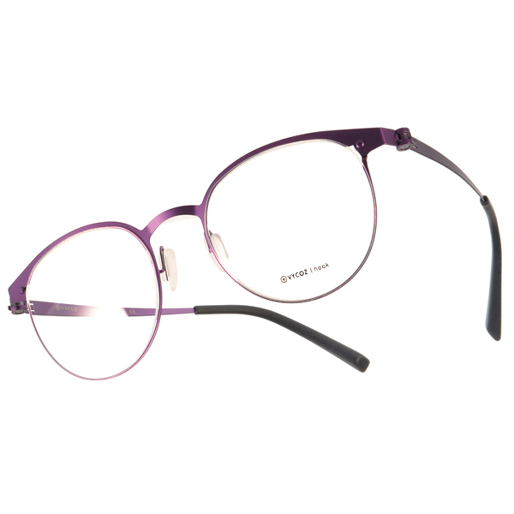 【VYCOZ】SEEK PUR-無膠圈款 薄鋼工藝 休閒圓框光學眼鏡