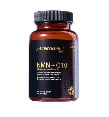 Petzential Plus NMN + Q10 抗衰老加強配方60粒裝 (貓狗適用)