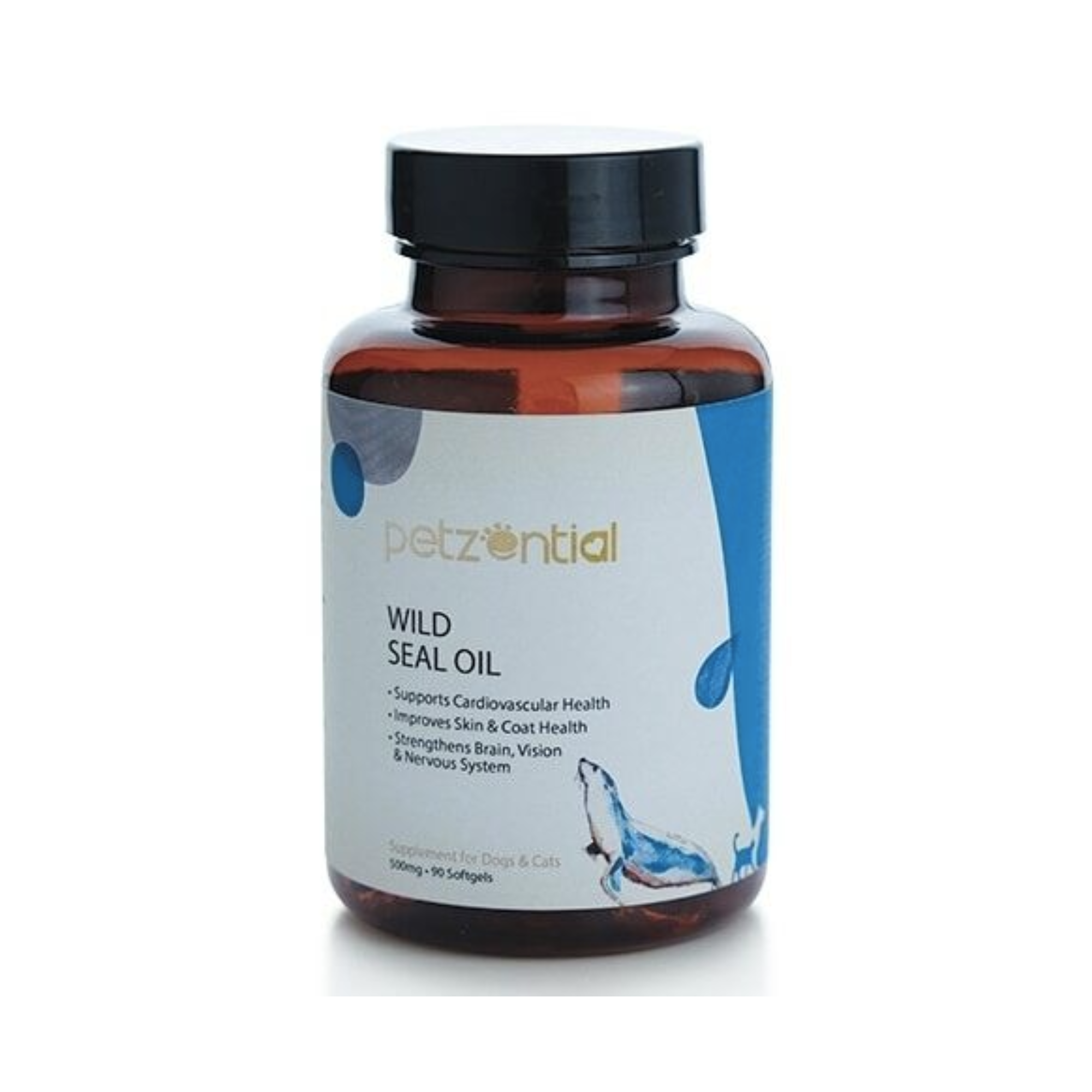 PetzentialPlus – 野生海豹油丸 90粒裝(貓狗適用)