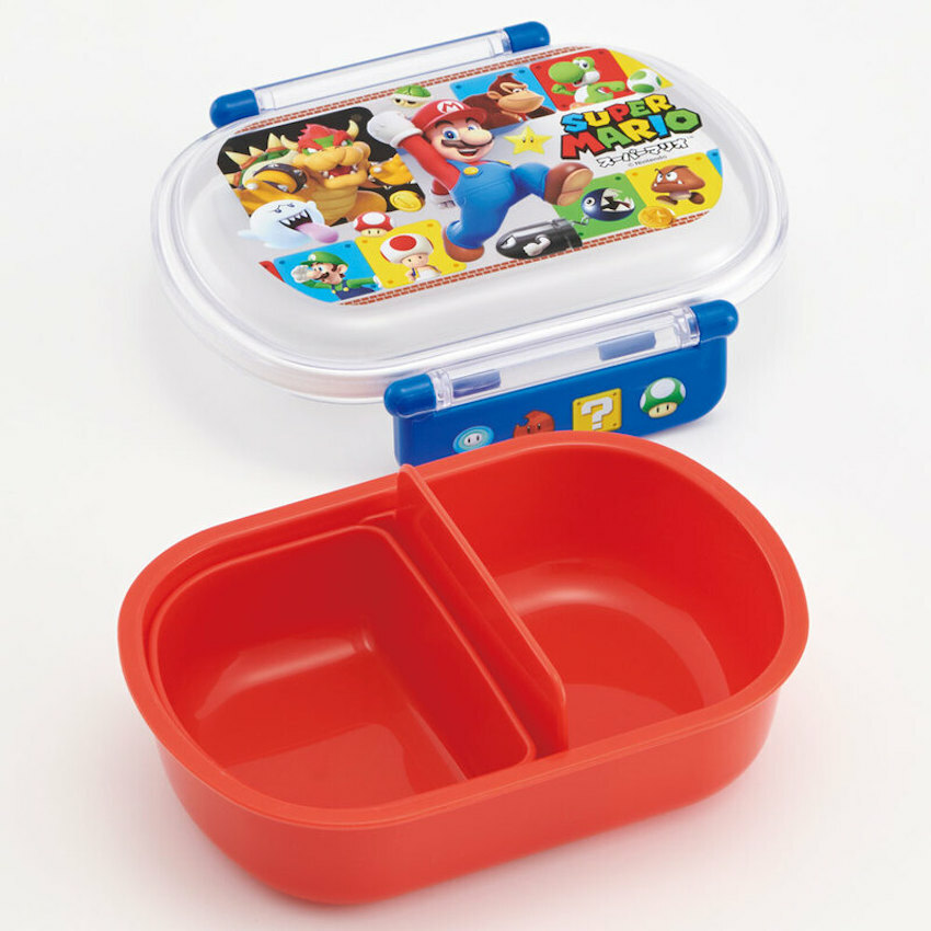 日本製 Skater 銀離子抗菌圓角餐盒 - Super Mario