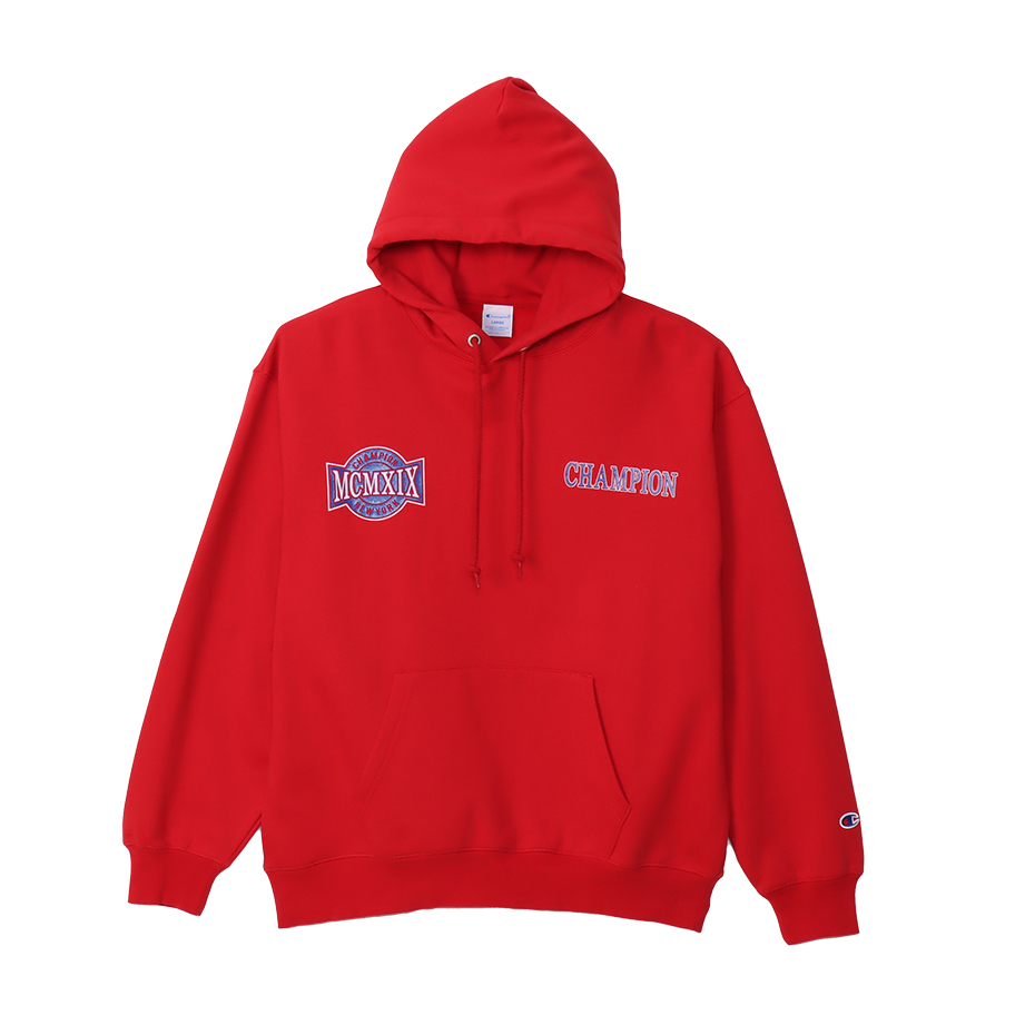 男款-ACTION STYLE系列運動街頭印花連帽衛衣-紅色（C3-A108-950）