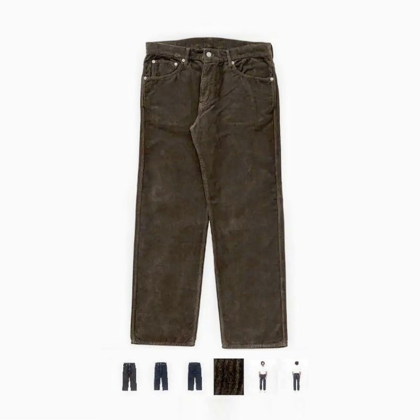 RE-STOCK: VISVIM 2024 A/W FLUXUS 19 CORDS PANTS *GARMENT DYED - PRE ORDER ITEM (預訂中)