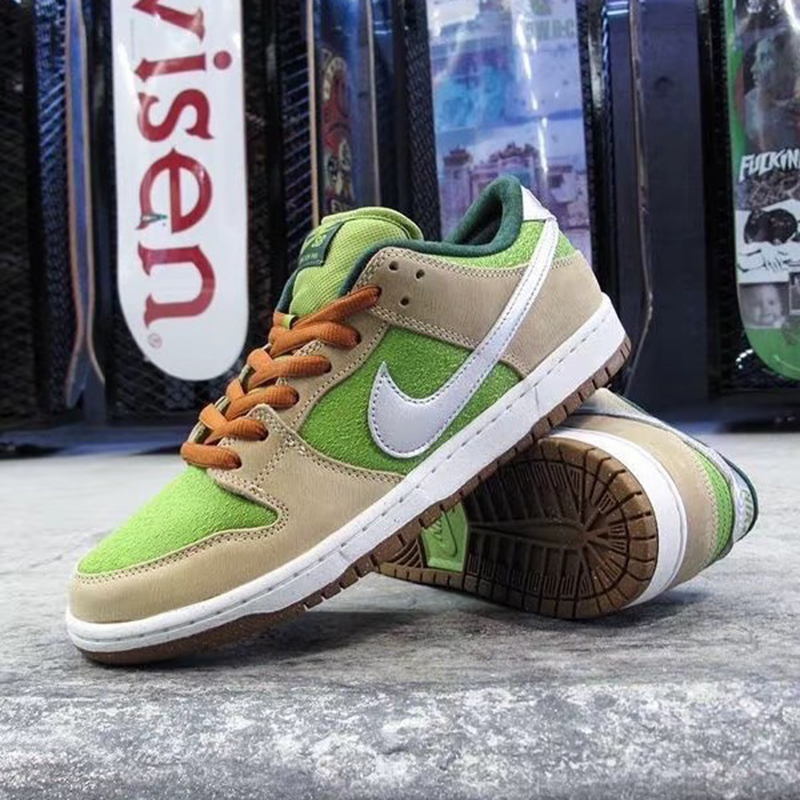 Nike SB Dunk Low “Escargot” 蝸牛棕 法餐 餐盤刀叉 棕銀綠 滑板鞋 復古休閒鞋 FQ7585-200