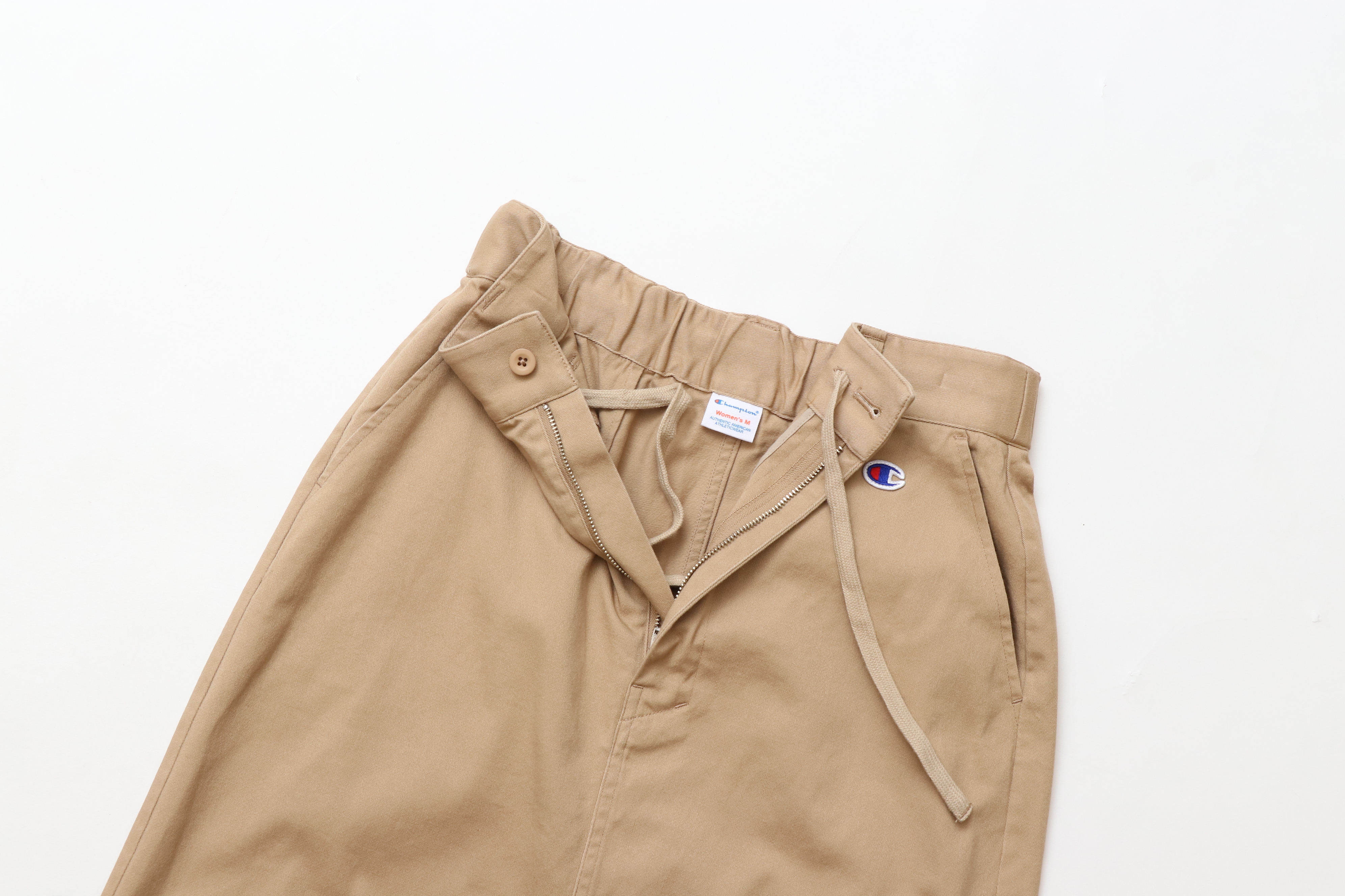 女款 -CASUAL A字棉質水洗工裝長裙-卡其（CW-A207-780）