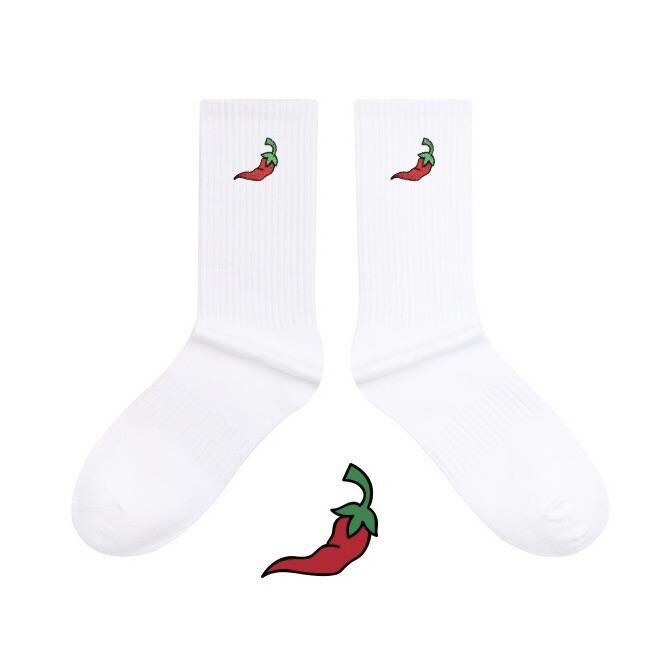 刺繡系列襪-小黃瓜/香蕉皮/蘑菇/辣椒/貴賓狗氣球/撞球/犬張子