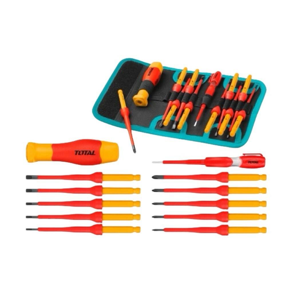 TOTAL 絕緣可替換電工起子組套 1000V (THKISD1201)