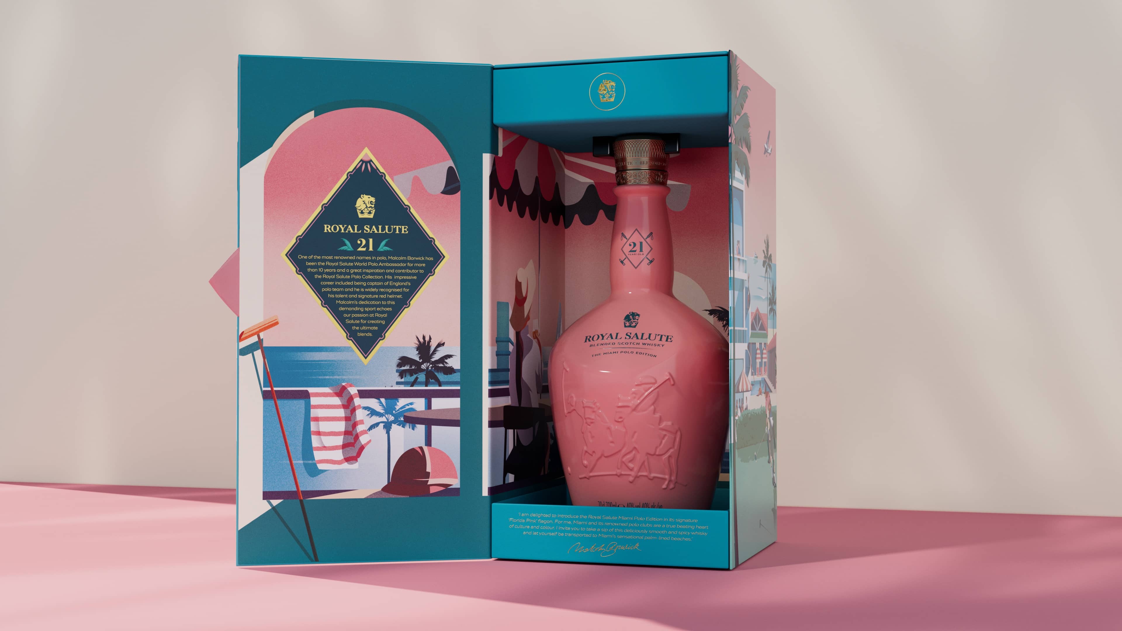 Royal Salute 21 YO Old Miami Polo Edition丨Wine Couple