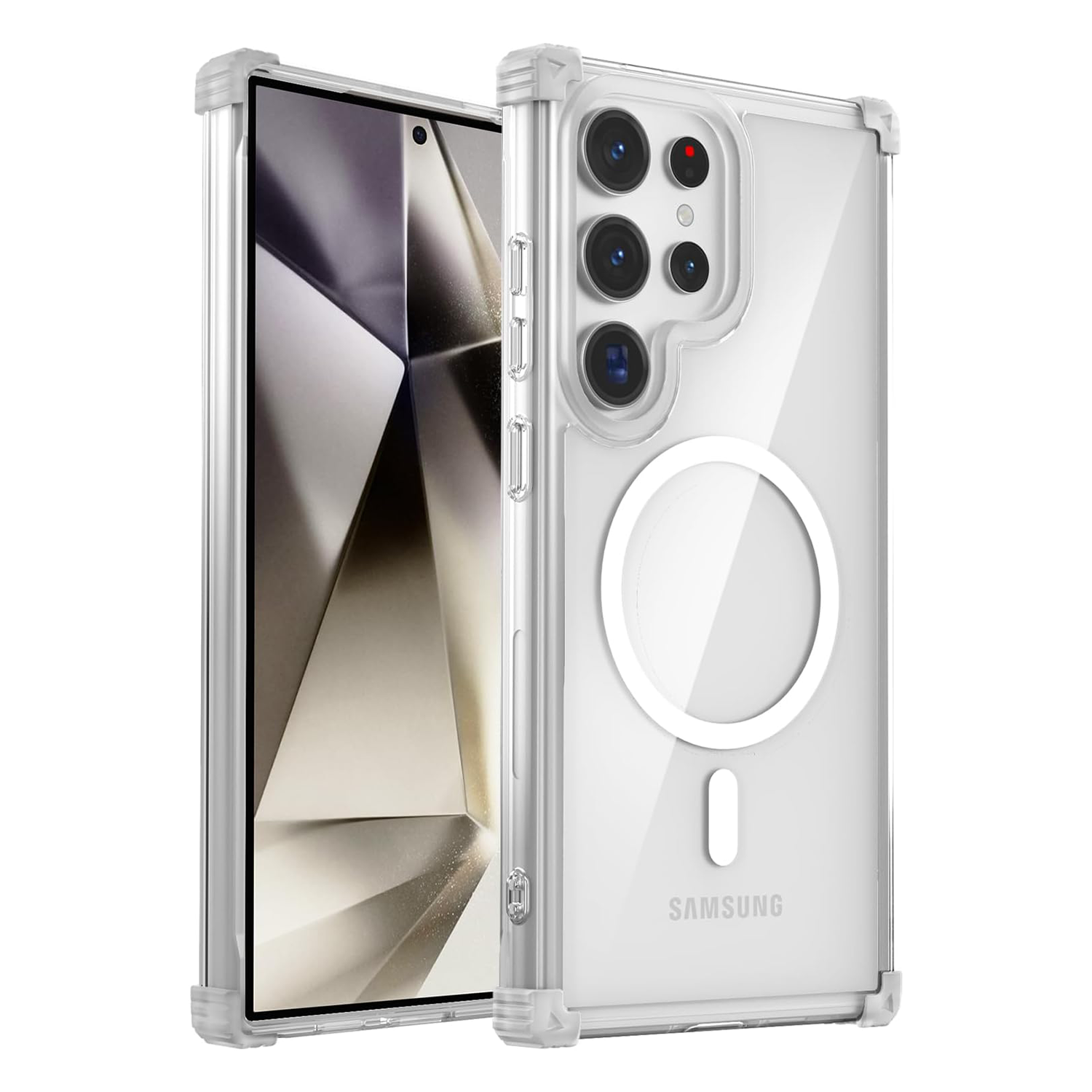 XPRO - Mag Crystal Pro - Samsung S25 Ultra Case 透明磁吸高度防撞手機保護硬殼