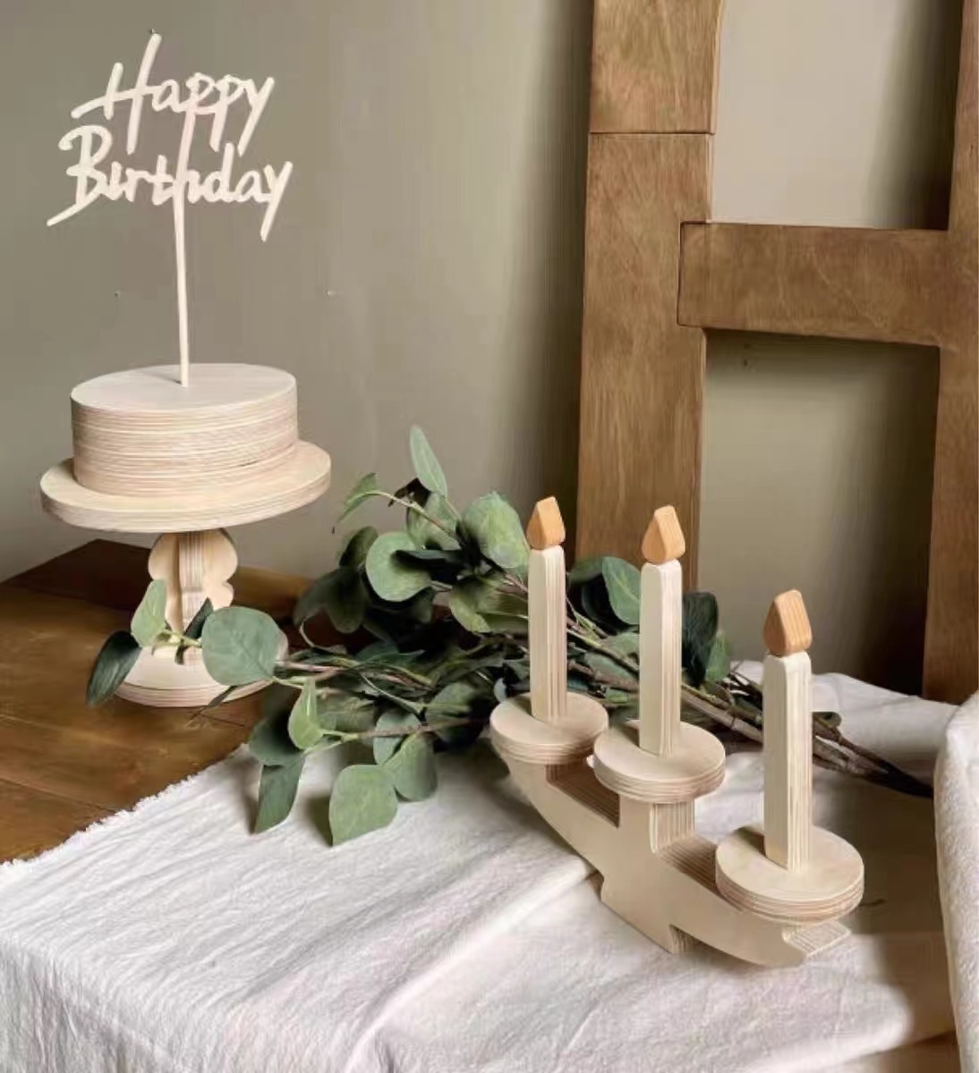 Korea cake & candlestick