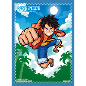 ONE PIECEカードゲーム オフィシャルカードスリーブ8 モンキー・D・ルフィ(ドット)   4582769706592