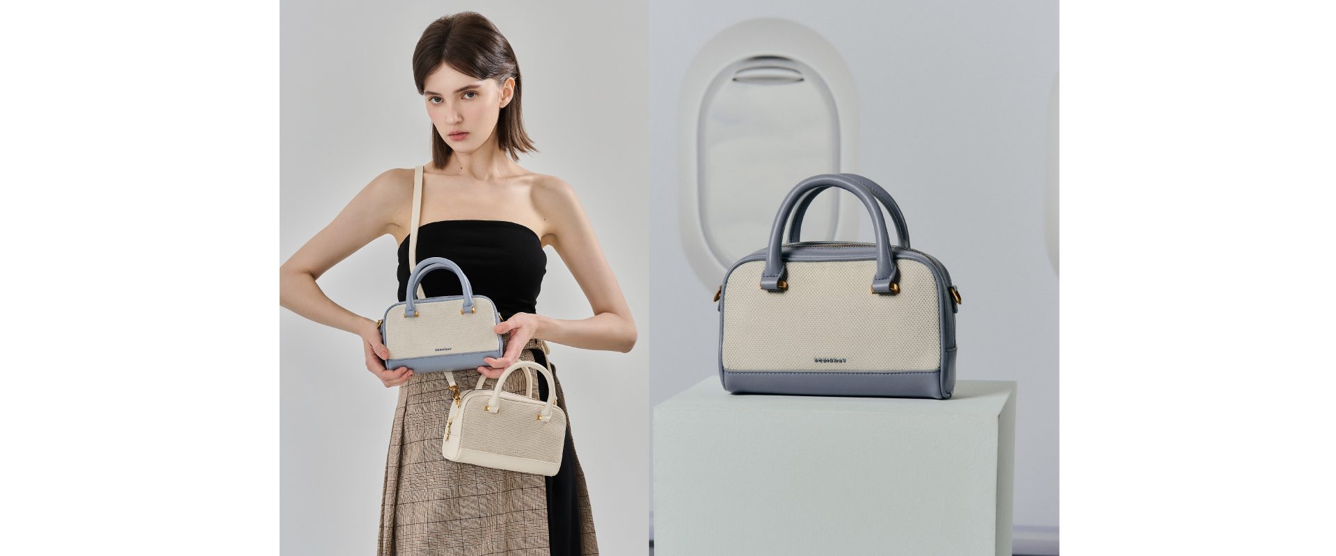 波士頓包推薦02：柏林麻布波士頓手提包