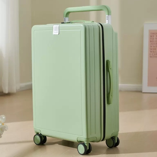 [Width stretch] 22 inches, luggage multi-function (quiet) universal wheel password box-matcha green green