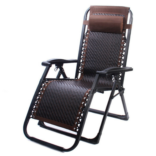 New Sofa Recliner Nap Leisure Back Chair Comfortable Chair (Black Brown)