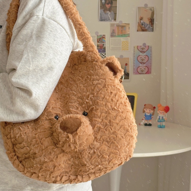 Barcelona Bear Large Capacity Shoulder Bag