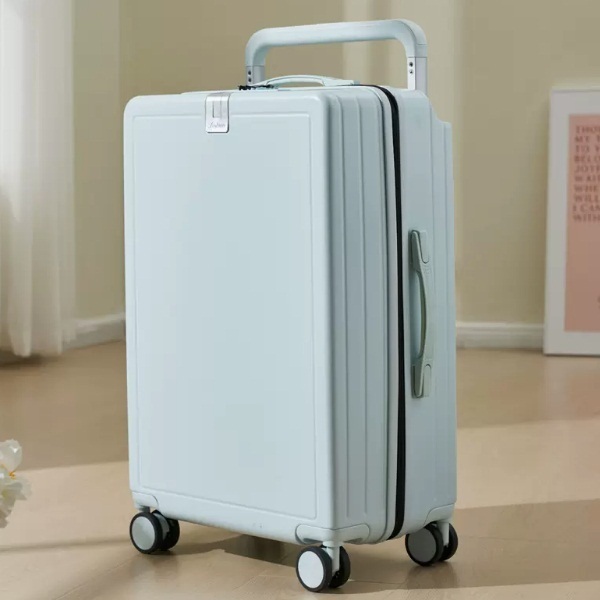[Width storage rod] 28 inches, luggage multi-function (quiet) universal wheel password box-sky blue