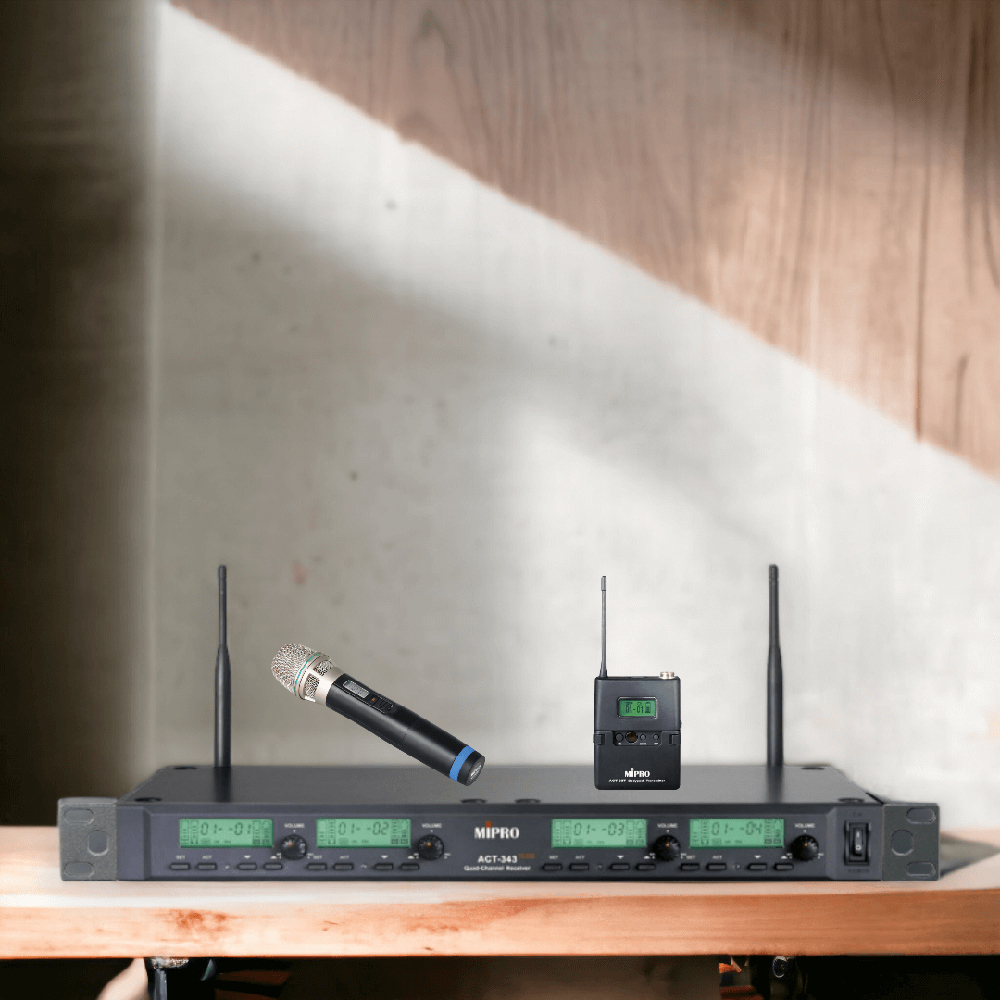 MIPRO Mipro / ACT-343 PLUS UHF類比四頻道接收機 第 4 張圖片｜三峽配件 / 週邊