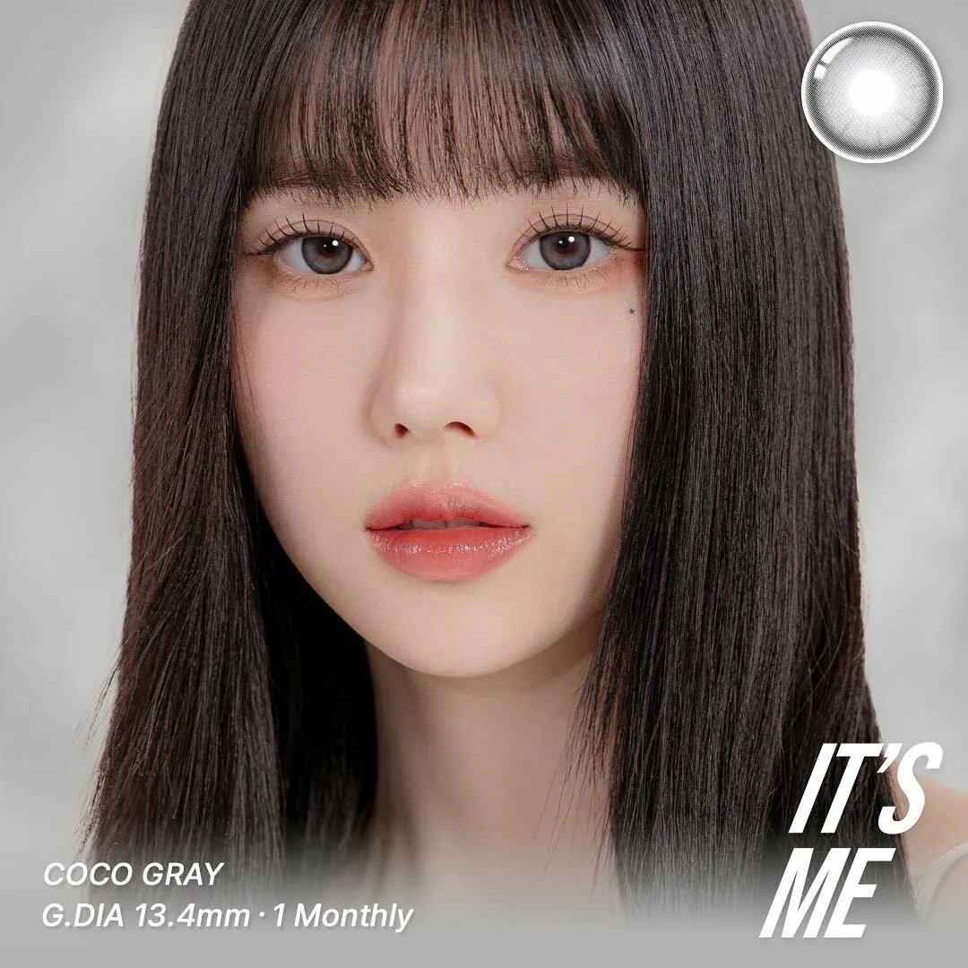 Lenstown彩色月拋可沐灰 (1片)