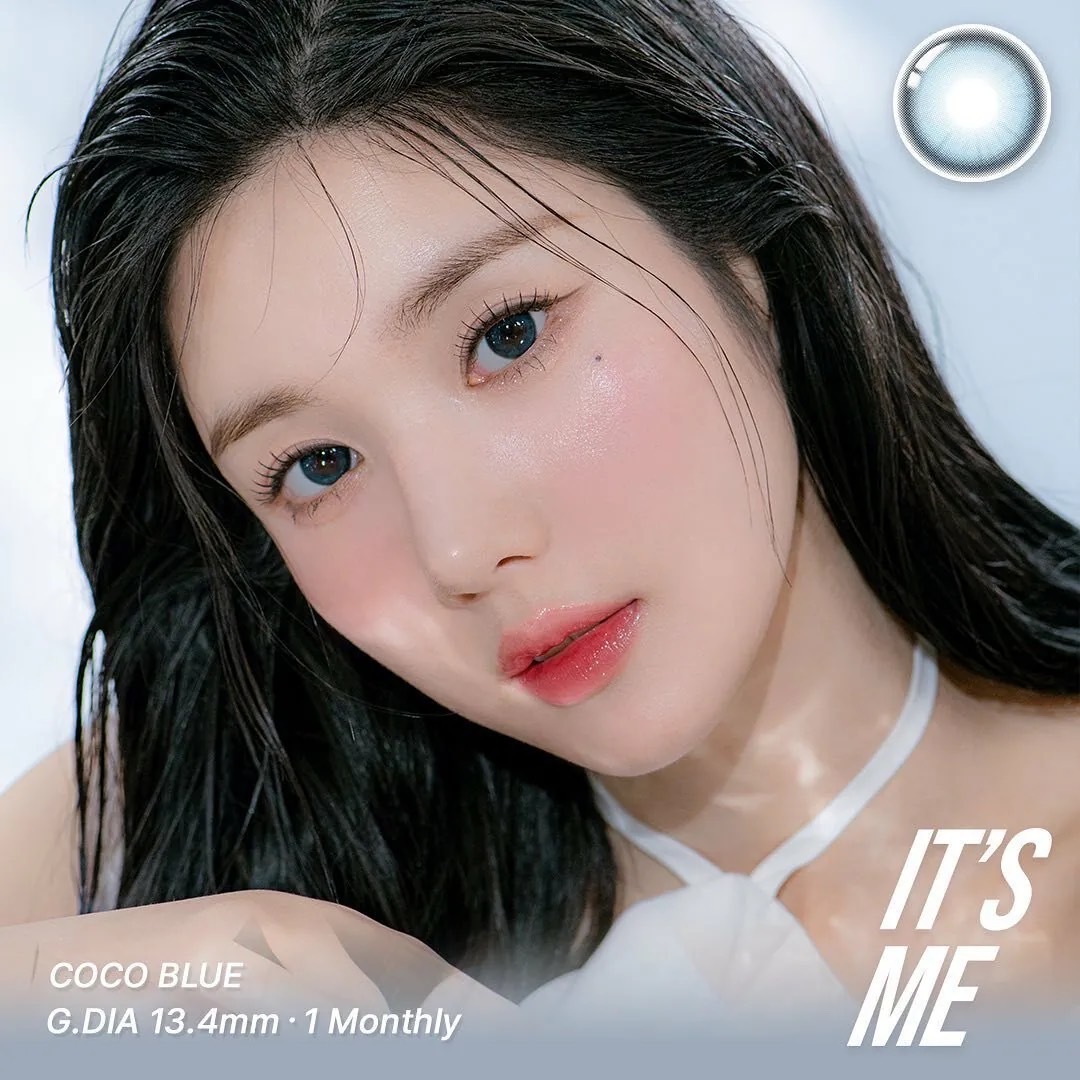 Lenstown彩色月拋可沐藍 (1片)