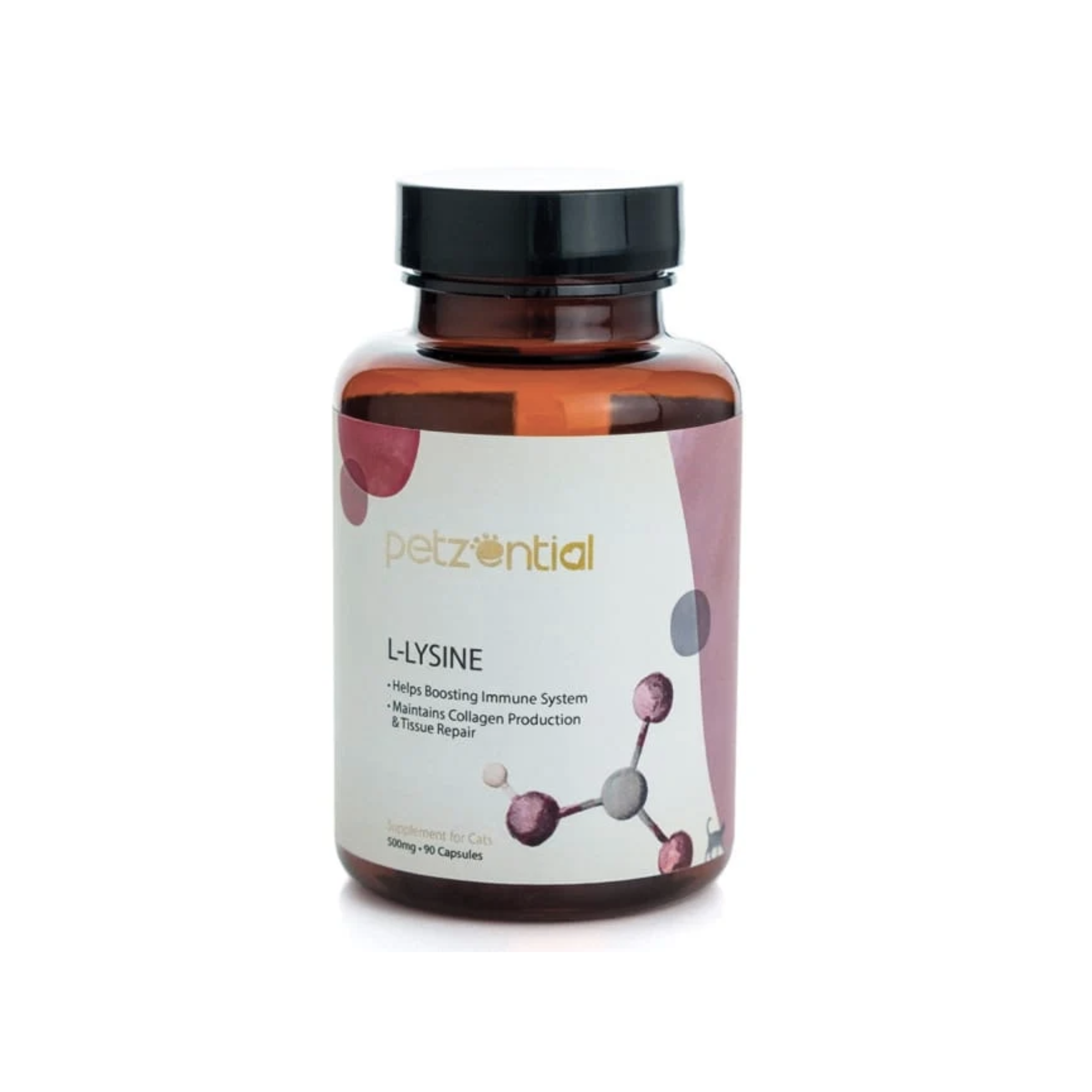 Petzential Plus - 離胺酸精華素90粒 (貓適用)