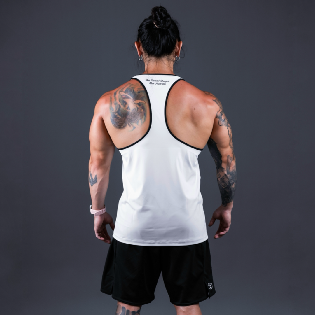 [H-Elastic™] American Stringer - White Red