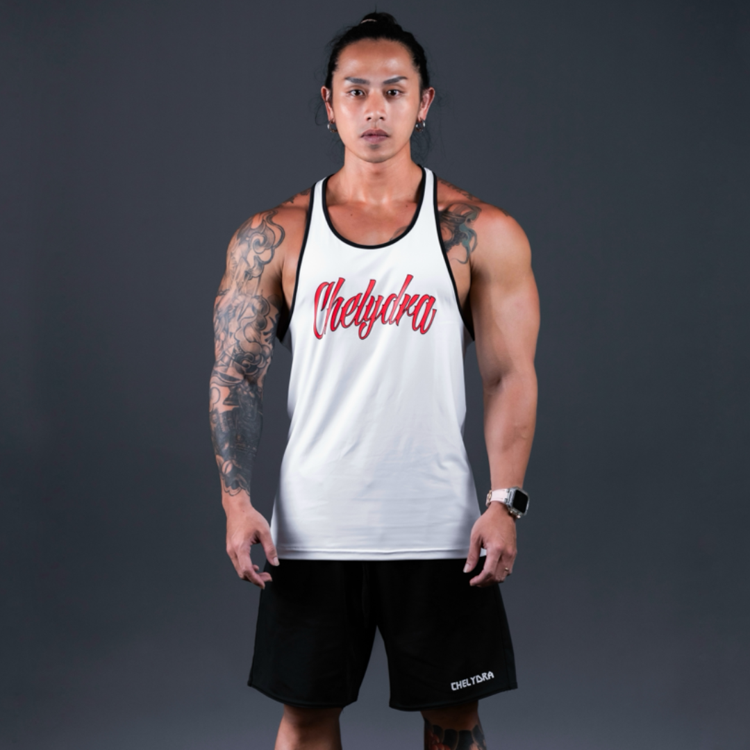 [H-Elastic™] American Stringer - White Red