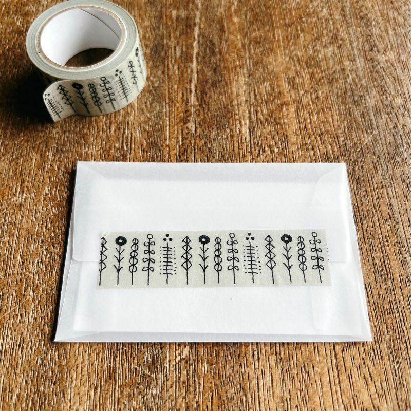 shunshun×水縞｜情景-花｜和紙膠帶 / 水縞 / 日本