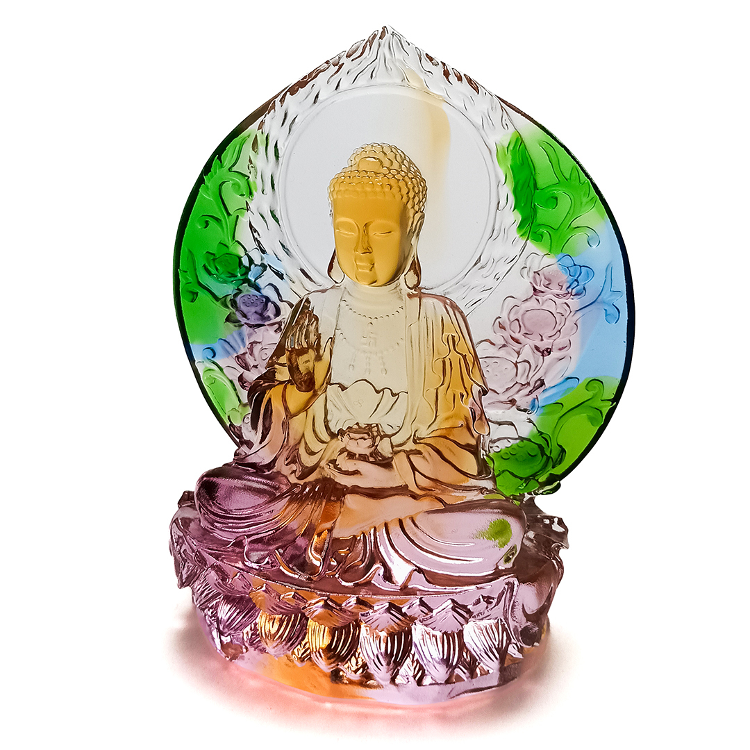 琉璃釋迦牟尼佛像｜心靈祥和 祈福安康的空間擺飾