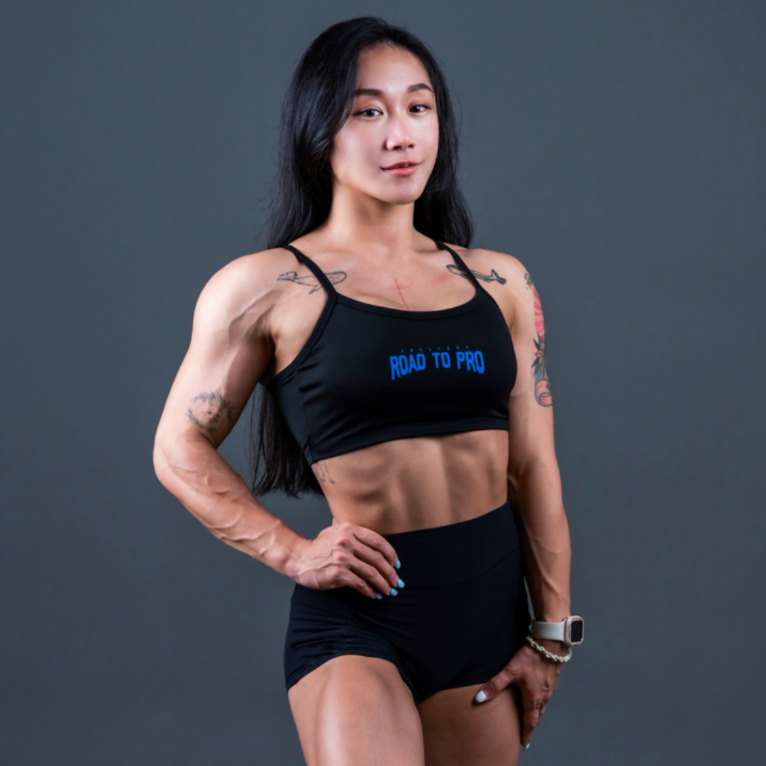 [H-Elastic™] RTP Bra Top - Dark Blue