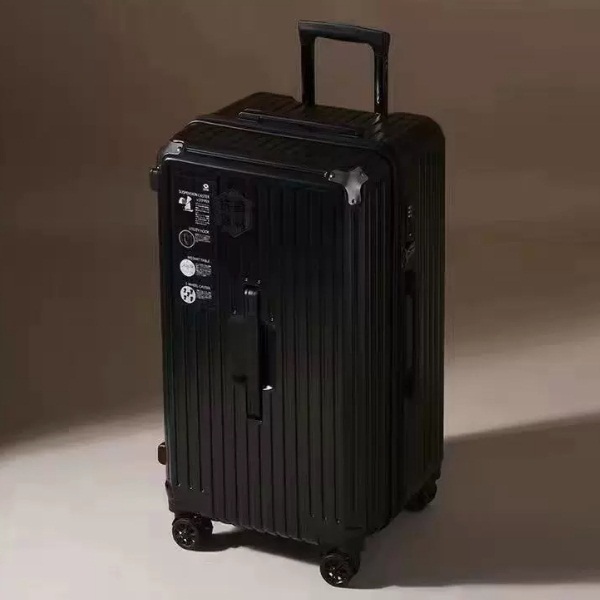 Large-capacity-28-inch-luggage tanks are durable tie box password box (dazzling black) [zipper model]