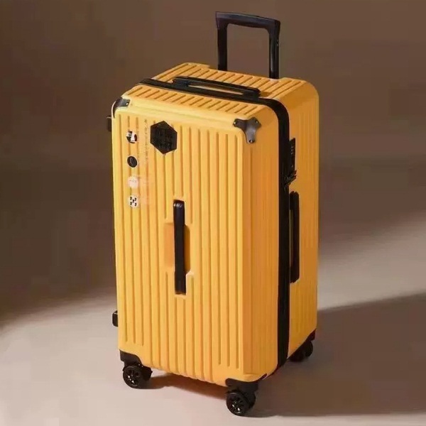 Large-capacity-28-inch-luggage boxes durable trolley box password box (ginger) [zipper model]