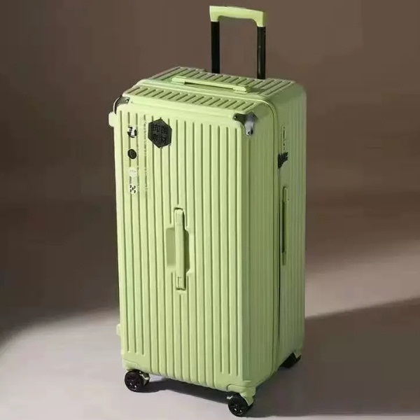 Large-capacity-28-inch-luggage boxes durable tie box password box (avocad green) [zipper model]