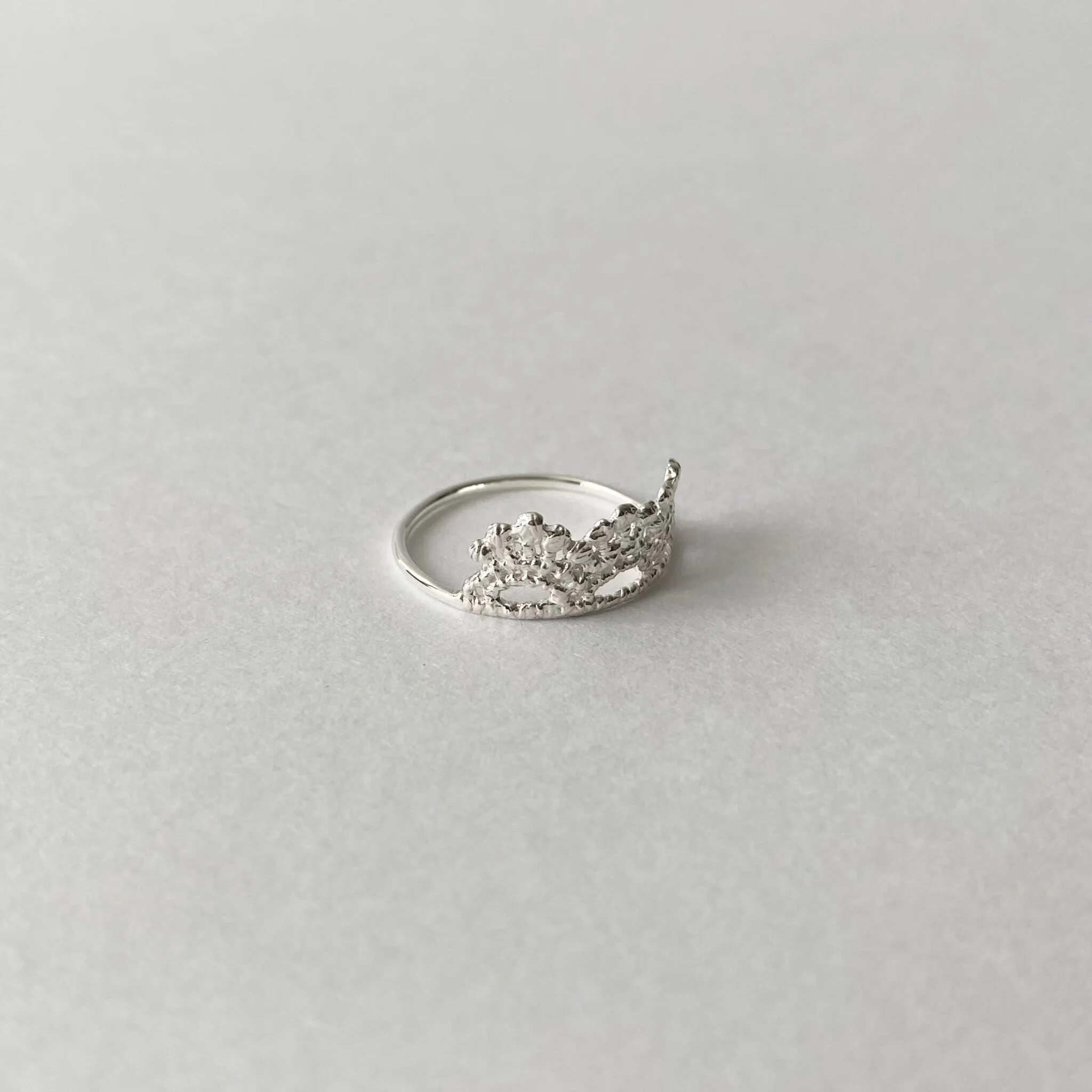 Lace Crown Ring (silver)｜FLAVOUR