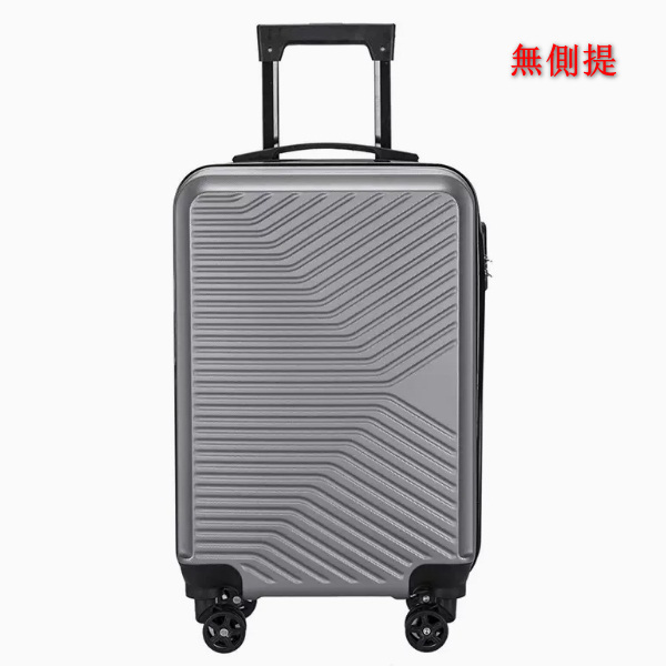 [Boarding model] 20 -inch (non -side -mentioned) trolley case large -capacity luggage box thousand -way long -distance long -distance travel [oblique dark flower model] [silver gray]