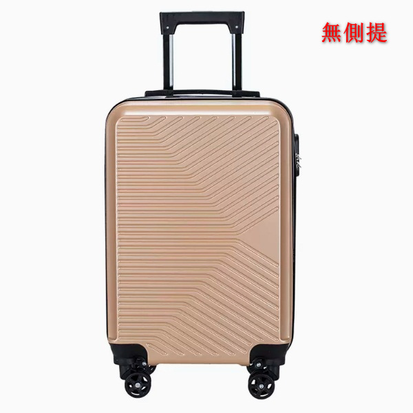 [Boarding model] 20 -inch (non -side -mentioned) trolley case large -capacity luggage tank universal long -distance long -distance travel [oblique dark flower model] [gold]